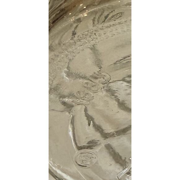 Vintage 1983 Planters Mr. Peanut Glass Jar Lid Canister Diamond Pattern - Picture 7 of 7